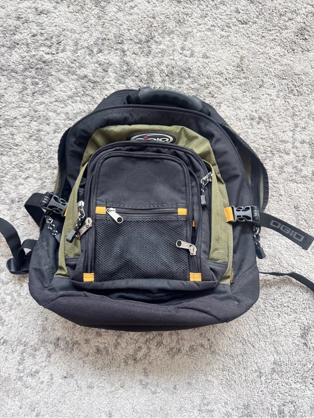OGIO Sport Olive Green Black Laptop Backpack Travel School